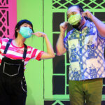 Mireya Luna as Carmela and Emmanuel (Manny) Oñate as Papi in The Rose Theater's production of CARMELA FULL OF WISHES, making its world premiere Jan 28 - Feb 13, 2022.