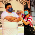 Isaiah Ruiz as Big Brother and Mireya Luna as Carmela have a little sibling rivalry in The Rose Theater's production of CARMELA FULL OF WISHES, making its world premiere Jan 28 - Feb 13, 2022.