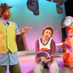 Artie Shaw as Blake, and Alex Elgert as Mia, Judson Cloudt as Cooper in Popularity Coach at The Rose Theater, Oct. 7-23, 2022