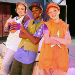 Alex Elgert as Mia, Artie Shaw as Blake and Judson Cloudt as Cooper in Popularity Coach at The Rose Theater, Oct. 7-23, 2022