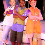 Alex Elgert as Mia, Artie Shaw as Blake and Judson Cloudt as Cooper in Popularity Coach at The Rose Theater, Oct. 7-23, 2022