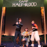 Derek Penner as Percy Jackson, Maddie Smith as Annabeth and Otto Fox as Grover in The Rose Theater's production of THE LIGHTNING THIEF, playing Jan. 20 - Feb. 5, 2023.