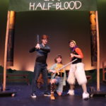 Derek Penner as Percy Jackson, Maddie Smith as Annabeth and Otto Fox as Grover in The Rose Theater's production of THE LIGHTNING THIEF, playing Jan. 20 - Feb. 5, 2023.