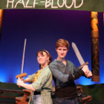 Maddie Smith as Annabeth and Derek Penner as Percy Jackson in The Rose Theater's production of THE LIGHTNING THIEF, playing Jan. 20 - Feb. 5, 2023.