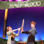 Maddie Smith as Annabeth and Derek Penner as Percy Jackson in The Rose Theater's production of THE LIGHTNING THIEF, playing Jan. 20 - Feb. 5, 2023.