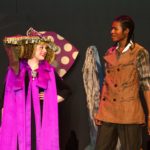 Grace Manley and Jordan Smith in THE STINKY CHEESE MAN & OTHER FAIRLY STUPID TALES, playing March 10-26, 2023 at The Rose Theater in Omaha.