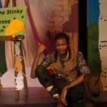 Jordan Smith in THE STINKY CHEESE MAN & OTHER FAIRLY STUPID TALES, playing March 10-26, 2023 at The Rose Theater in Omaha.