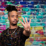 RON LEE MCGILL, as FOUR, in The Rose Theater's production of LIFE DOESN'T FRIGHTEN ME: I AM FEARLESS ROYALTY, playing OCTOBER 6-22 at Omaha's Rose Theater