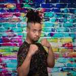 RON LEE MCGILL, as FOUR, in The Rose Theater's production of LIFE DOESN'T FRIGHTEN ME: I AM FEARLESS ROYALTY, playing OCTOBER 6-22 at Omaha's Rose Theater