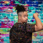 RON LEE MCGILL, as FOUR, in The Rose Theater's production of LIFE DOESN'T FRIGHTEN ME: I AM FEARLESS ROYALTY, playing OCTOBER 6-22 at Omaha's Rose Theater