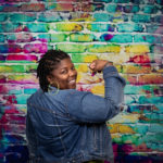 LAKEETHA BLAKENEY, as THREE, in The Rose Theater's production of LIFE DOESN'T FRIGHTEN ME: I AM FEARLESS ROYALTY, playing OCTOBER 6-22 at Omaha's Rose Theater