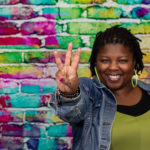 LAKEETHA BLAKENEY, as THREE, in The Rose Theater's production of LIFE DOESN'T FRIGHTEN ME: I AM FEARLESS ROYALTY, playing OCTOBER 6-22 at Omaha's Rose Theater