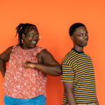 Kevin Jones as Ziggy and Nyarok (Rayn) Tot as Nansi in The Rose Theater's production of BOB MARLEY'S THREE LITTLE BIRDS, playing February 23 - March 10, 2024.