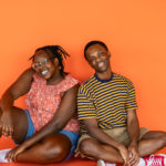 Kevin Jones as Ziggy and Nyarok (Rayn) Tot as Nansi in The Rose Theater's production of BOB MARLEY'S THREE LITTLE BIRDS, playing February 23 - March 10, 2024.