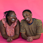 Kevin Jones as Ziggy and Nyarok (Rayn) Tot as Nansi in The Rose Theater's production of BOB MARLEY'S THREE LITTLE BIRDS, playing February 23 - March 10, 2024.