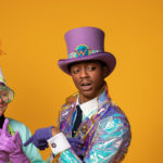 Wayne Hudson II as Willy Wonka and Ren Walther as Oompa Loompa in The Rose Theater's production of CHARLIE AND THE CHOCOLATE FACTORY, playing June 7 - 23, 2024.