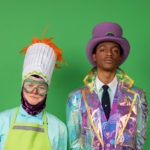 Wayne Hudson II as Willy Wonka and Ren Walther as Oompa Loompa in The Rose Theater's production of CHARLIE AND THE CHOCOLATE FACTORY, playing June 7 - 23, 2024.