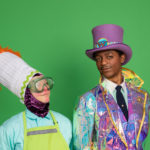 Wayne Hudson II as Willy Wonka and Ren Walther as Oompa Loompa in The Rose Theater's production of CHARLIE AND THE CHOCOLATE FACTORY, playing June 7 - 23, 2024.
