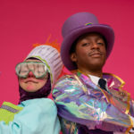 Wayne Hudson II as Willy Wonka and Ren Walther as Oompa Loompa in The Rose Theater's production of CHARLIE AND THE CHOCOLATE FACTORY, playing June 7 - 23, 2024.