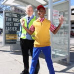 JJ Davis as Mr. Davis and Jaden Hollinger as CJ in The Rose Theater's production of LAST STOP ON MARKET STREET, playing April 14 - 30, 2023.