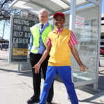 JJ Davis as Mr. Davis and Jaden Hollinger as CJ in The Rose Theater's production of LAST STOP ON MARKET STREET, playing April 14 - 30, 2023.