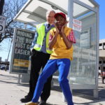 JJ Davis as Mr. Davis and Jaden Hollinger as CJ in The Rose Theater's production of LAST STOP ON MARKET STREET, playing April 14 - 30, 2023.