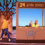 Jaden Hollinger as CJ and JJ Davis as Mr. Davis in The Rose Theater's production of LAST STOP ON MARKET STREET, playing April 14 - 30, 2023.