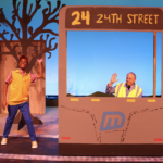 Jaden Hollinger as CJ and JJ Davis as Mr. Davis in The Rose Theater's production of LAST STOP ON MARKET STREET, playing April 14 - 30, 2023.