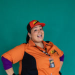 Carina DuMarce as Delivery Person in The Rose Theater's production of RED RIDING HOOD, playing March 22 - April 7, 2024.