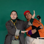 Carina DuMarce as Delivery Person and Rachel Smart as Wolfgang in The Rose Theater's production of RED RIDING HOOD, playing March 22 - April 7, 2024.