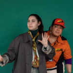 Carina DuMarce as Delivery Person and Rachel Smart as Wolfgang in The Rose Theater's production of RED RIDING HOOD, playing March 22 - April 7, 2024.