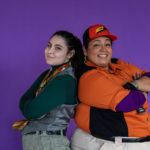 Carina DuMarce as Delivery Person and Rachel Smart as Wolfgang in The Rose Theater's production of RED RIDING HOOD, playing March 22 - April 7, 2024.