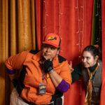 Carina DuMarce as Delivery Person and Rachel Smart as Wolfgang in The Rose Theater's production of RED RIDING HOOD, playing March 22 - April 7, 2024.