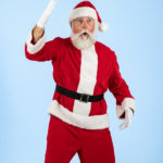 Patrick Wolfe as Santa Claus in The Rose Theater's production of RUDOLPH THE RED-NOSED REINDEER, playing December 1 - 23, 2023.