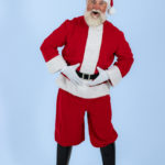 Patrick Wolfe as Santa Claus in The Rose Theater's production of RUDOLPH THE RED-NOSED REINDEER, playing December 1 - 23, 2023.