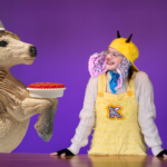 Jocey Logue as Kid in The Rose Theater's production of NIGHT AT THE FARM: A BEDTIME PARTY, playing January 19 - February 4, 2024.