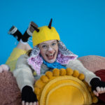 Jocey Logue as Kid in The Rose Theater's production of NIGHT AT THE FARM: A BEDTIME PARTY, playing January 19 - February 4, 2024.