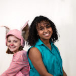 Scarlett Simpson as Wilbur and Mahalet Kinde as Fern in The Rose Theater's production of CHARLOTTE'S WEB, playing April 19 - May 5, 2024.