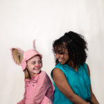 Scarlett Simpson as Wilbur and Mahalet Kinde as Fern in The Rose Theater's production of CHARLOTTE'S WEB, playing April 19 - May 5, 2024.