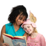 Scarlett Simpson as Wilbur and Mahalet Kinde as Fern in The Rose Theater's production of CHARLOTTE'S WEB, playing April 19 - May 5, 2024.