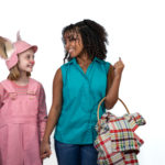 Scarlett Simpson as Wilbur and Mahalet Kinde as Fern in The Rose Theater's production of CHARLOTTE'S WEB, playing April 19 - May 5, 2024.