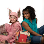 Scarlett Simpson as Wilbur and Mahalet Kinde as Fern in The Rose Theater's production of CHARLOTTE'S WEB, playing April 19 - May 5, 2024.