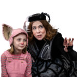 Scarlett Simpson as Wilbur and Miriam Gutiérrez as Charlotte in The Rose Theater's production of CHARLOTTE'S WEB, playing April 19 - May 5, 2024.