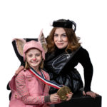 Scarlett Simpson as Wilbur and Miriam Gutiérrez as Charlotte in The Rose Theater's production of CHARLOTTE'S WEB, playing April 19 - May 5, 2024.